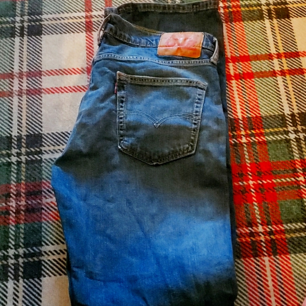 514 levi pants blue jeans 33x34